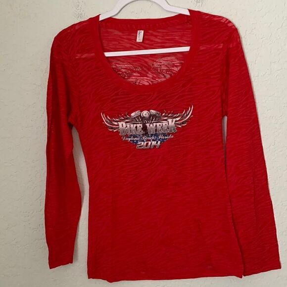 Harley Davidson Lightweight Long Sleeve T-Shrt Size L - Picture 1 of 8